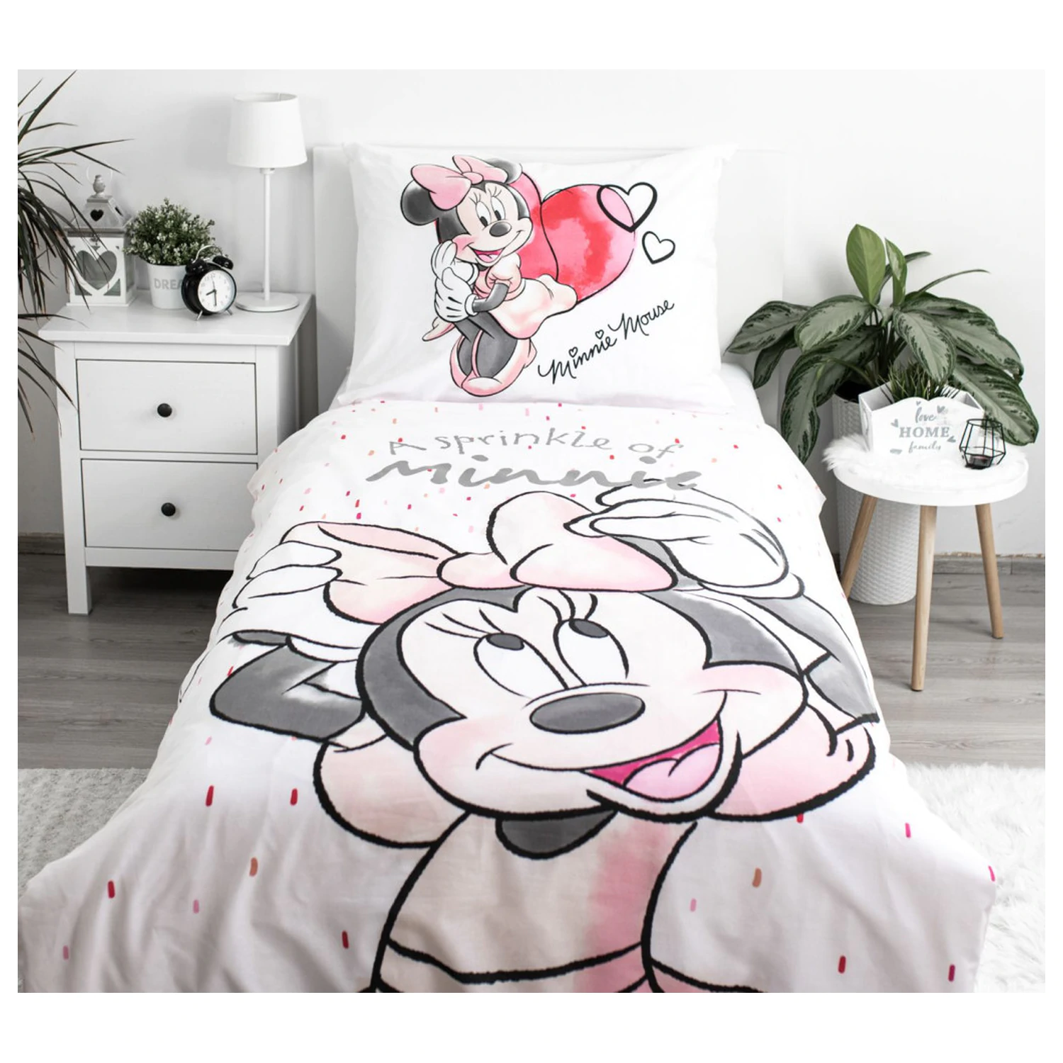 Disney Minnie White Duvet Cover product photo