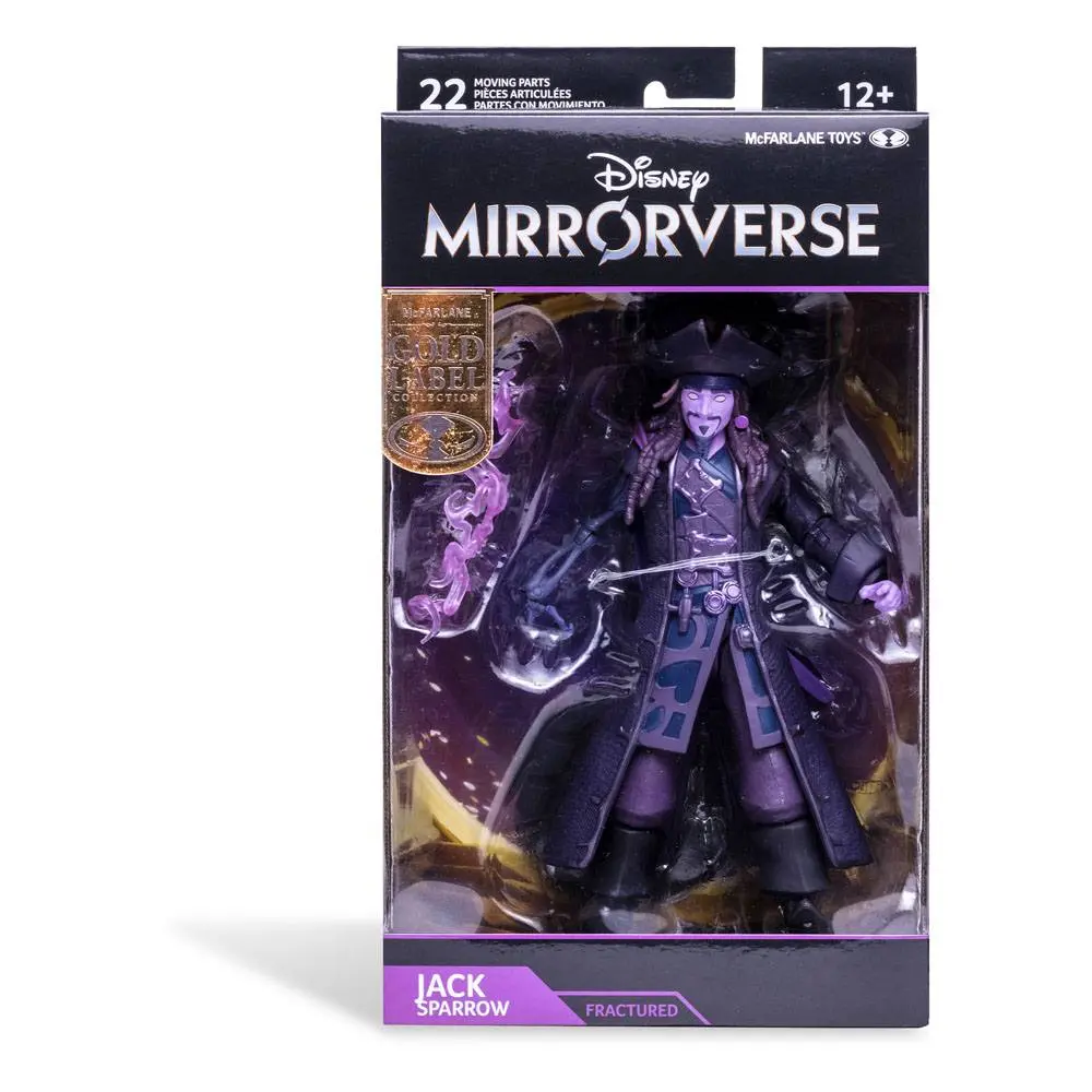 Disney Mirrorverse Action Figure Jack Sparrow Fractured Gold Label Series 18 cm product photo
