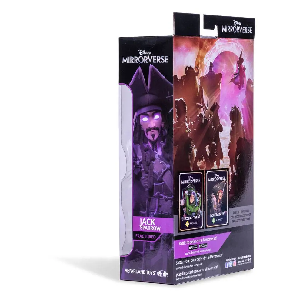 Disney Mirrorverse Action Figure Jack Sparrow Fractured Gold Label Series 18 cm product photo