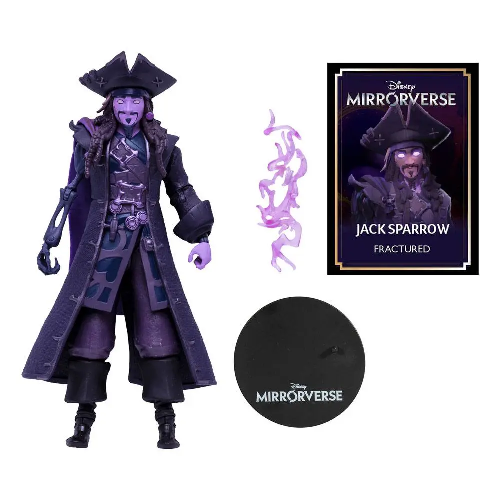 Disney Mirrorverse Action Figure Jack Sparrow Fractured Gold Label Series 18 cm product photo