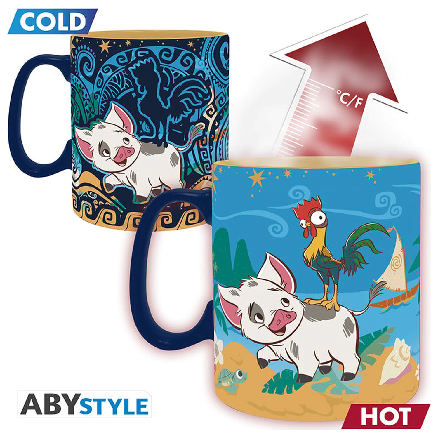 Disney Moana & Friends Mug Heat Change 460ml product photo