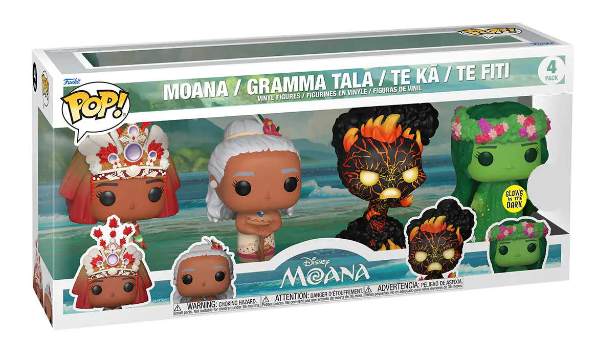 Disney POP! Movies Vinyl Figure 4-Pack Moana (GW) 9 cm product photo