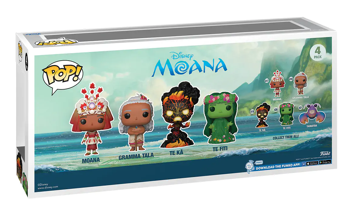 Disney POP! Movies Vinyl Figure 4-Pack Moana (GW) 9 cm product photo