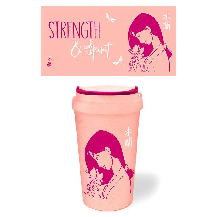 Disney Mulan Strength and Spirit travel mug product photo
