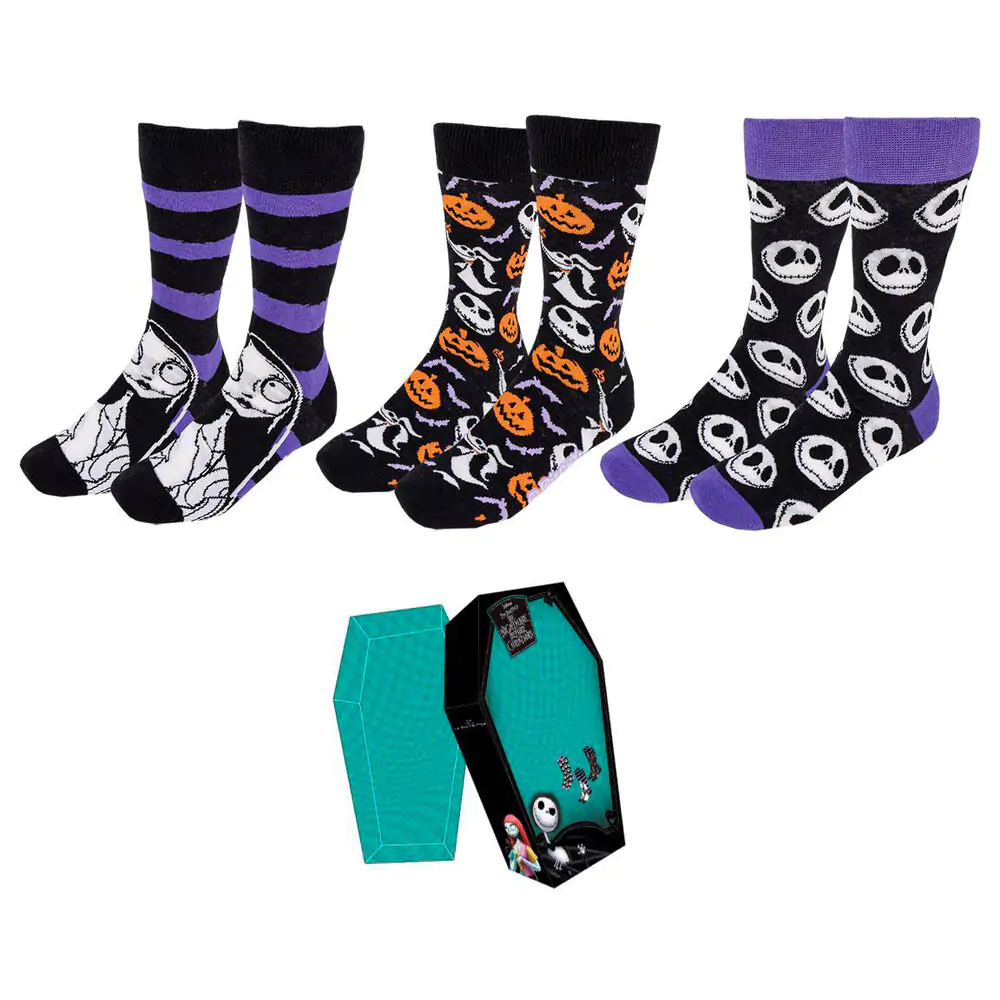 The Nightmare before christmas Socks 3-Pack Icons termékfotó