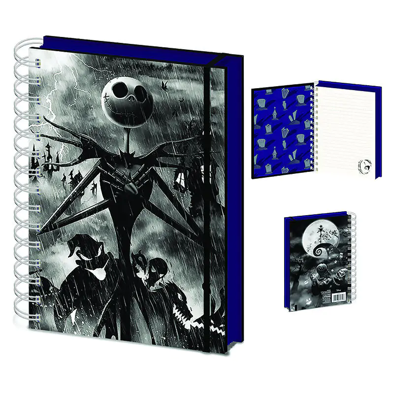 Disney Nightmare Before Christmas A5 lenticular notebook product photo