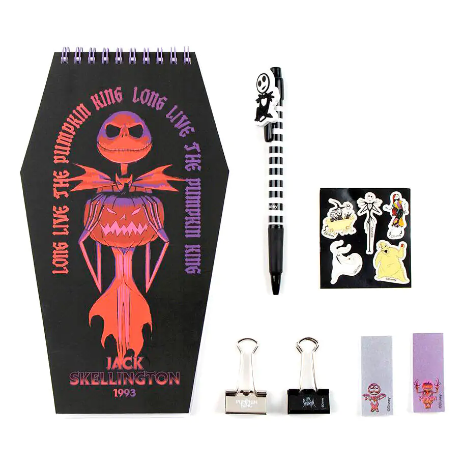 Nightmare Before Christmas Stationery - Set 7 pieces product photo