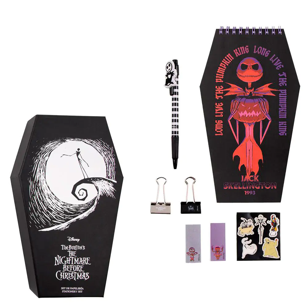 Nightmare Before Christmas Stationery - Set 7 pieces product photo