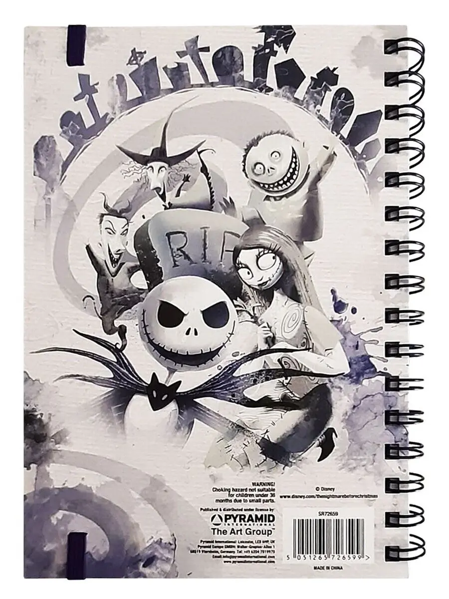 Nightmare before Christmas Wiro Notebook A5 Spiral Hill product photo
