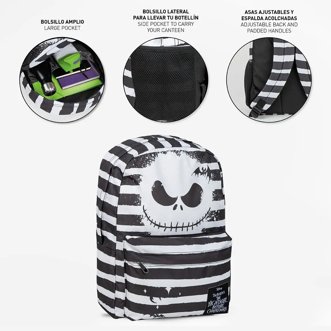 Disney Nightmare Before Christmas Jack casual backpack product photo