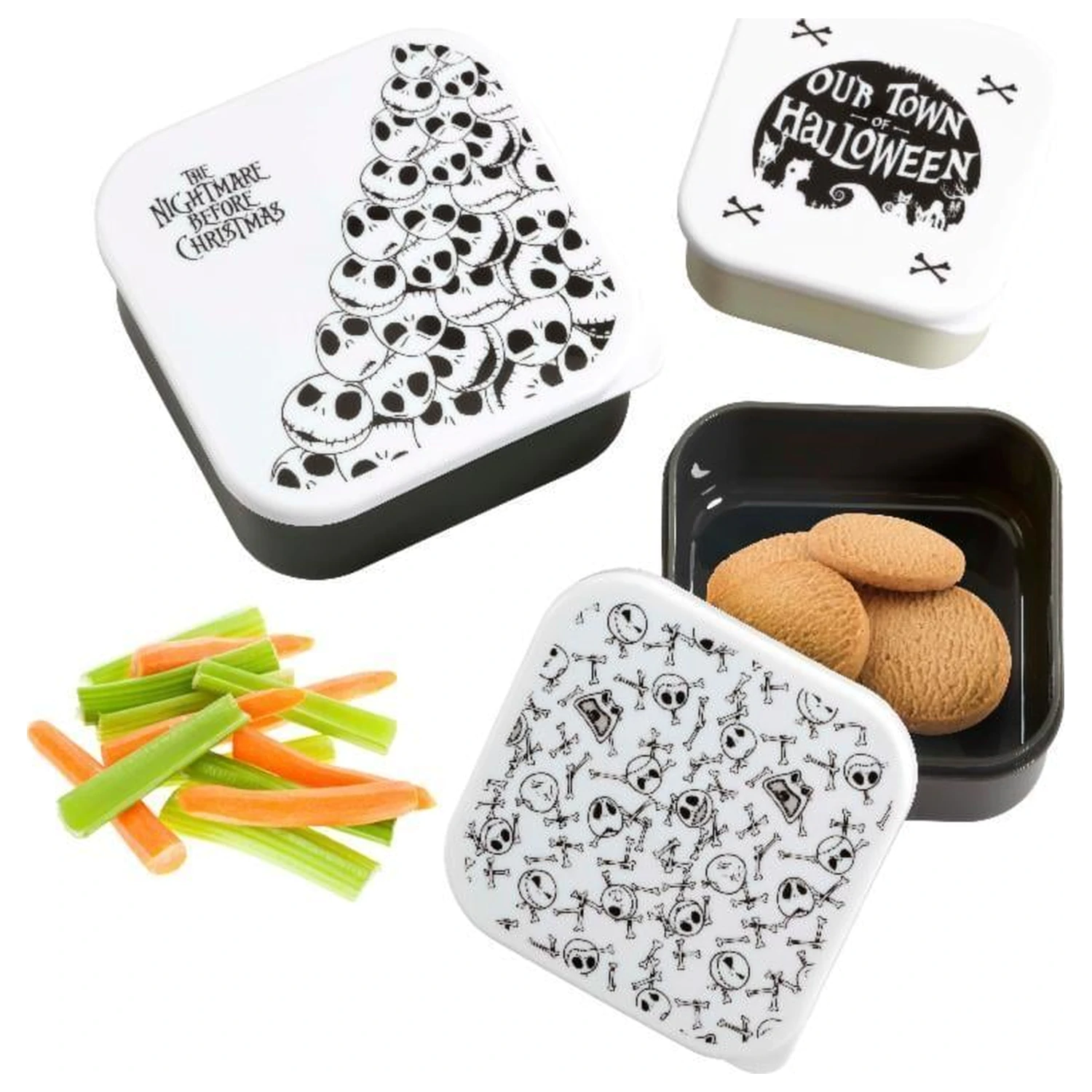 Disney Nightmare Before Christmas Our Town of Halloween storage set product photo