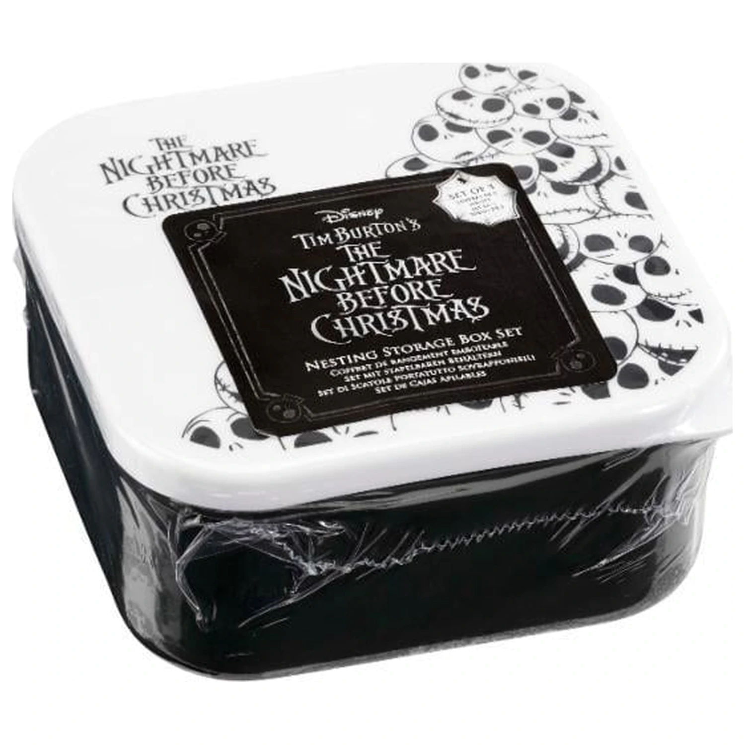 Disney Nightmare Before Christmas Our Town of Halloween storage set product photo