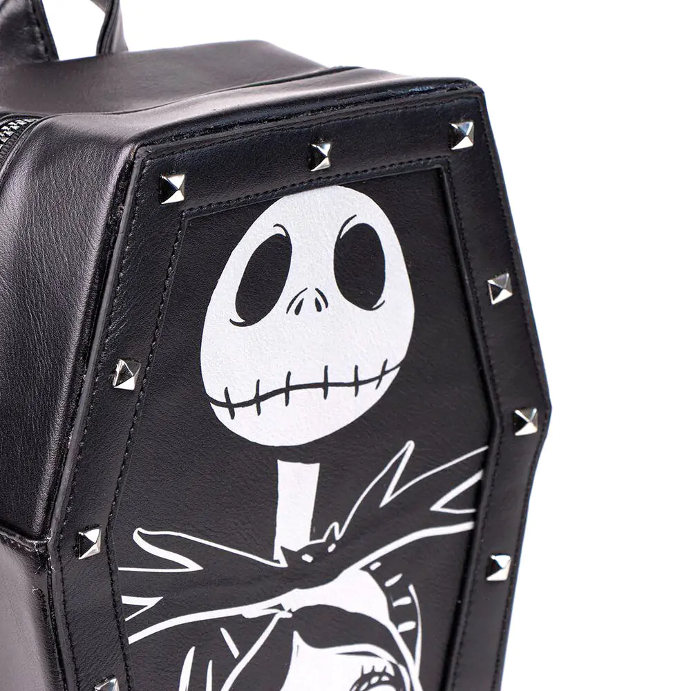 The Nightmare before Christmas Fashion - Faux Leather Backpack Jack Coffin-shaped termékfotó