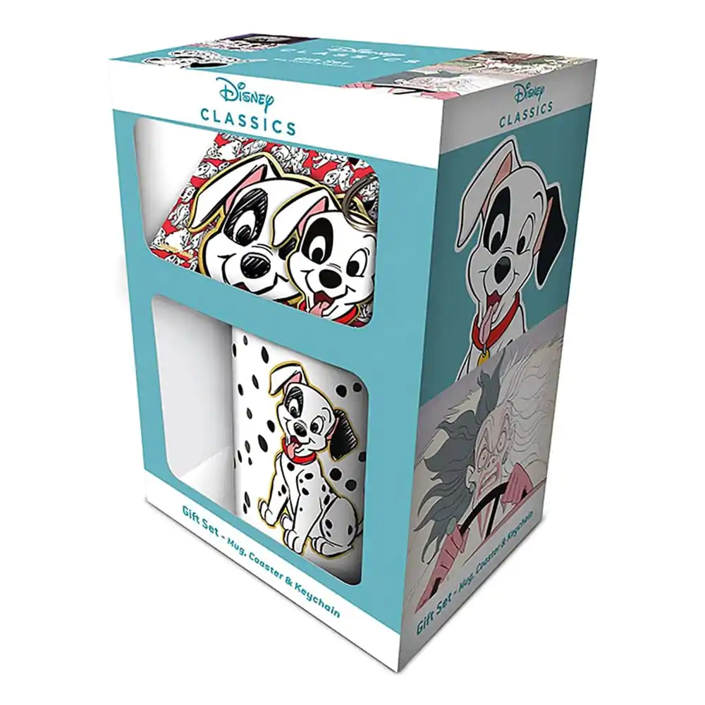 Disney Mug, Coaster and Keychain Set One Hundred and One Dalmatians Seeing Spots product photo