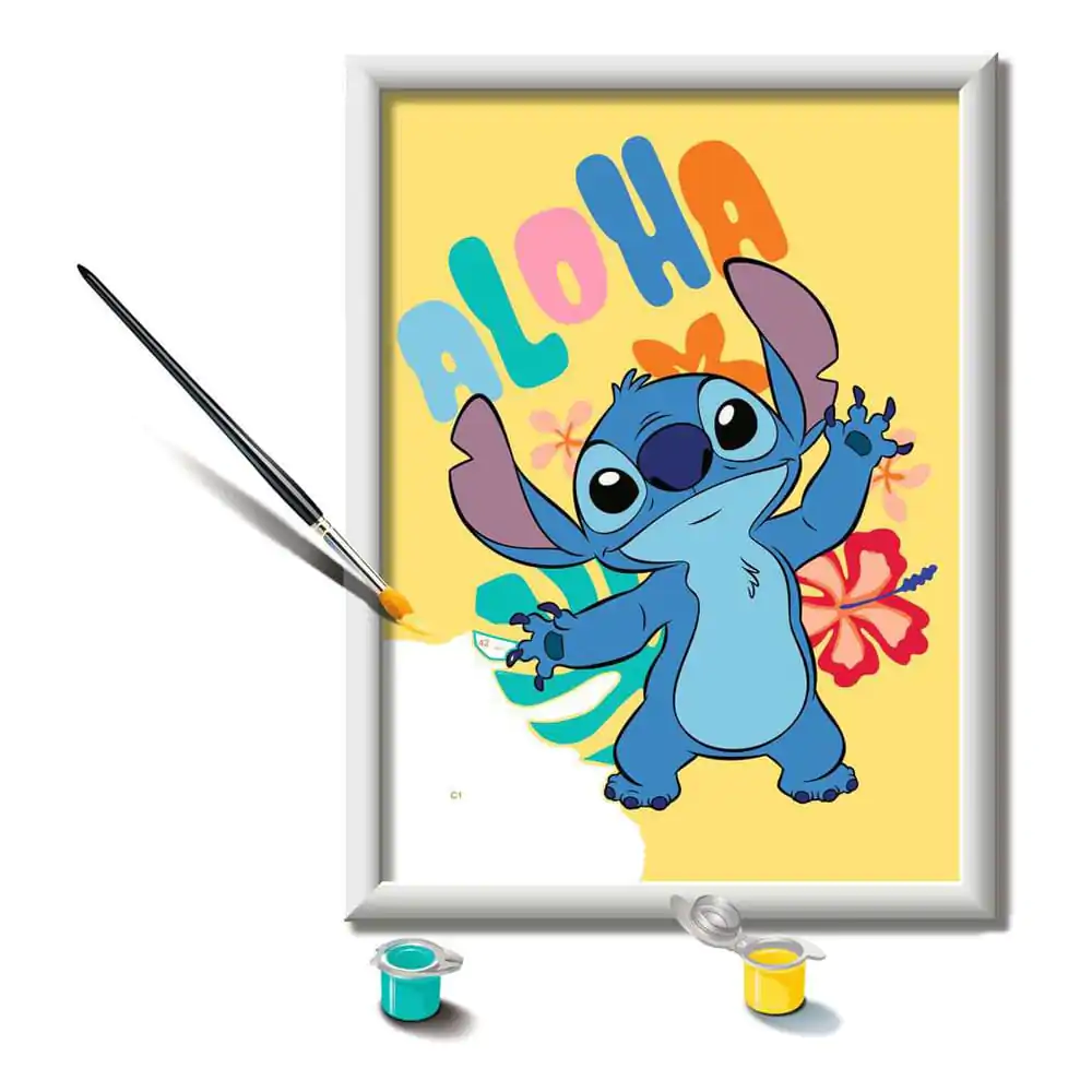 Disney Paint by Numbers Painting Set Aloha Stitch 18 x 24 cm *German Edition* product photo