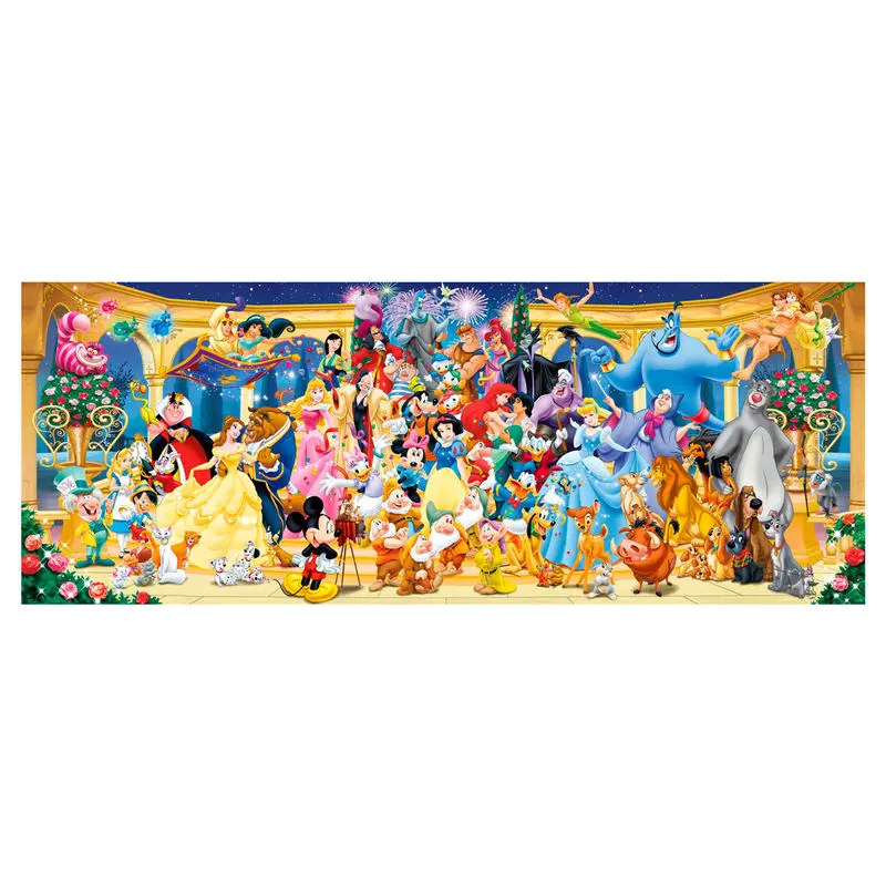 Disney Panorama Jigsaw Puzzle Group Photo (1000 pieces) product photo