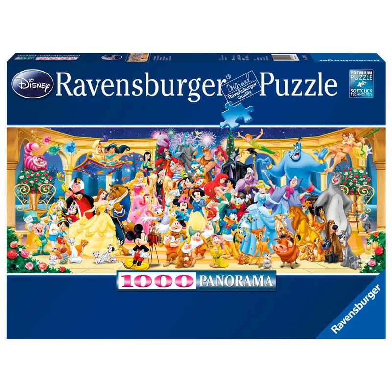 Disney Panorama Jigsaw Puzzle Group Photo (1000 pieces) product photo