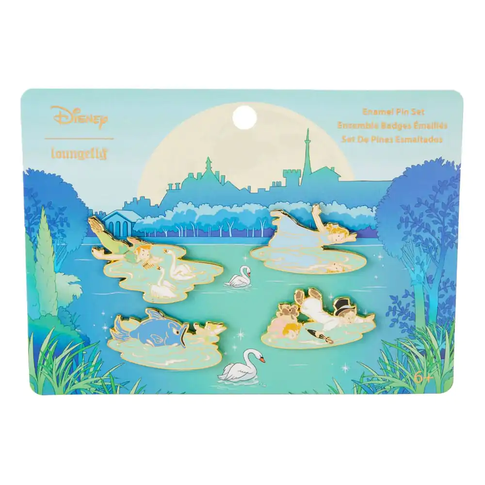 Disney by Loungefly Enamel Pins 4-Set Peter Pan You can fly 3 cm termékfotó