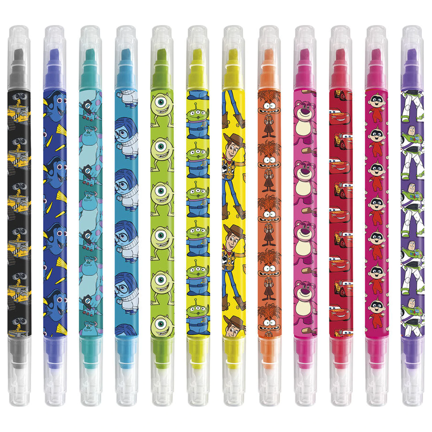 Disney Pixar set of 12 erasable makers product photo