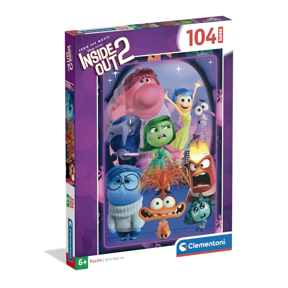 Disney Pixar Inside Out 2 super puzzle 104pcs product photo