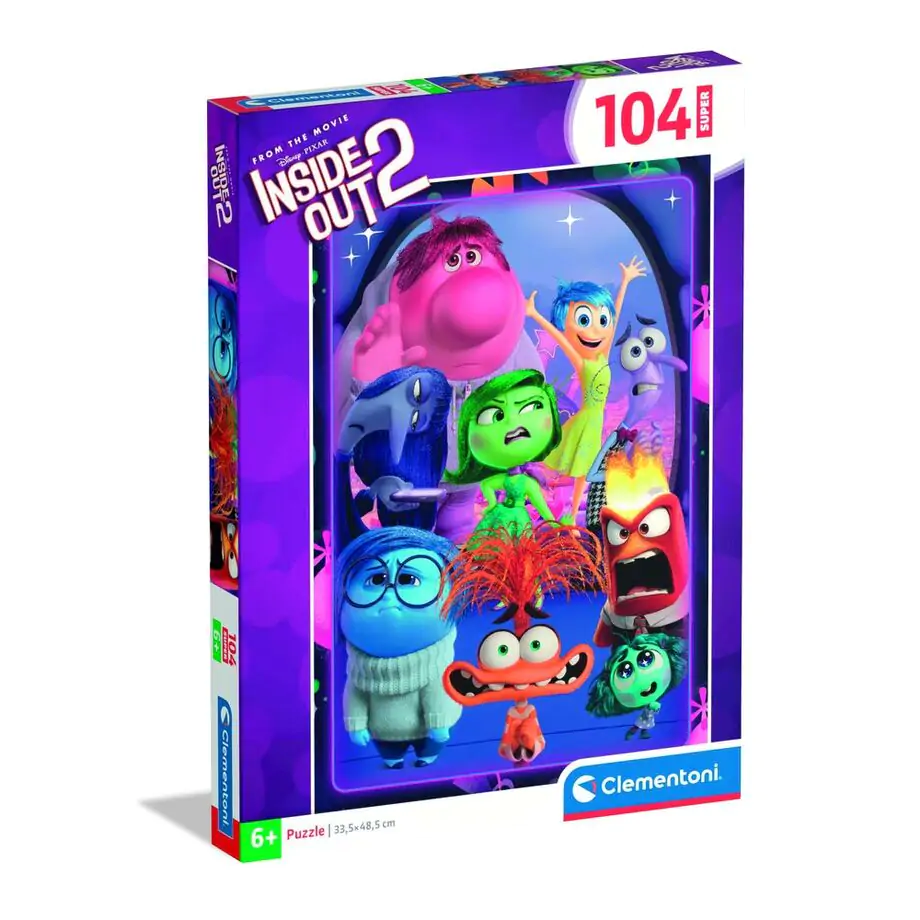 Disney Pixar Inside Out 2 super puzzle 104pcs product photo