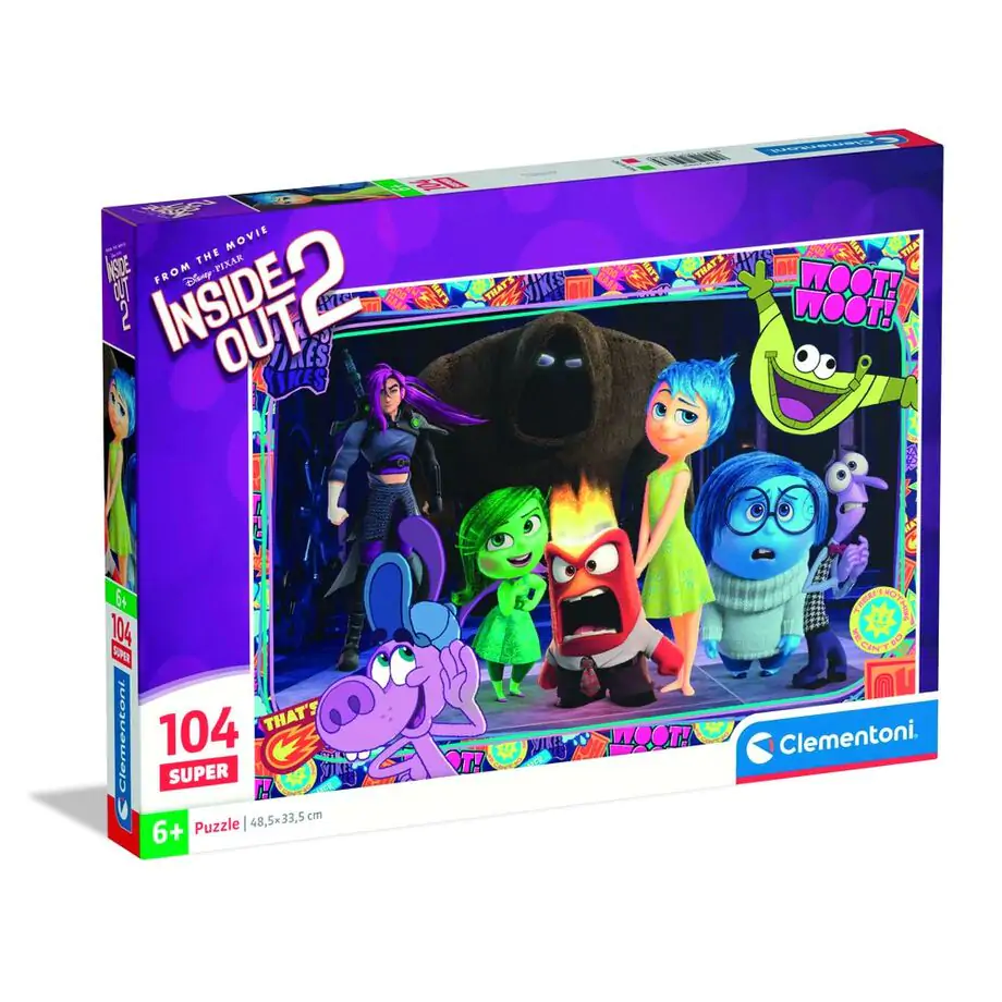 Disney Pixar Inside Out 2 super puzzle 104pcs product photo