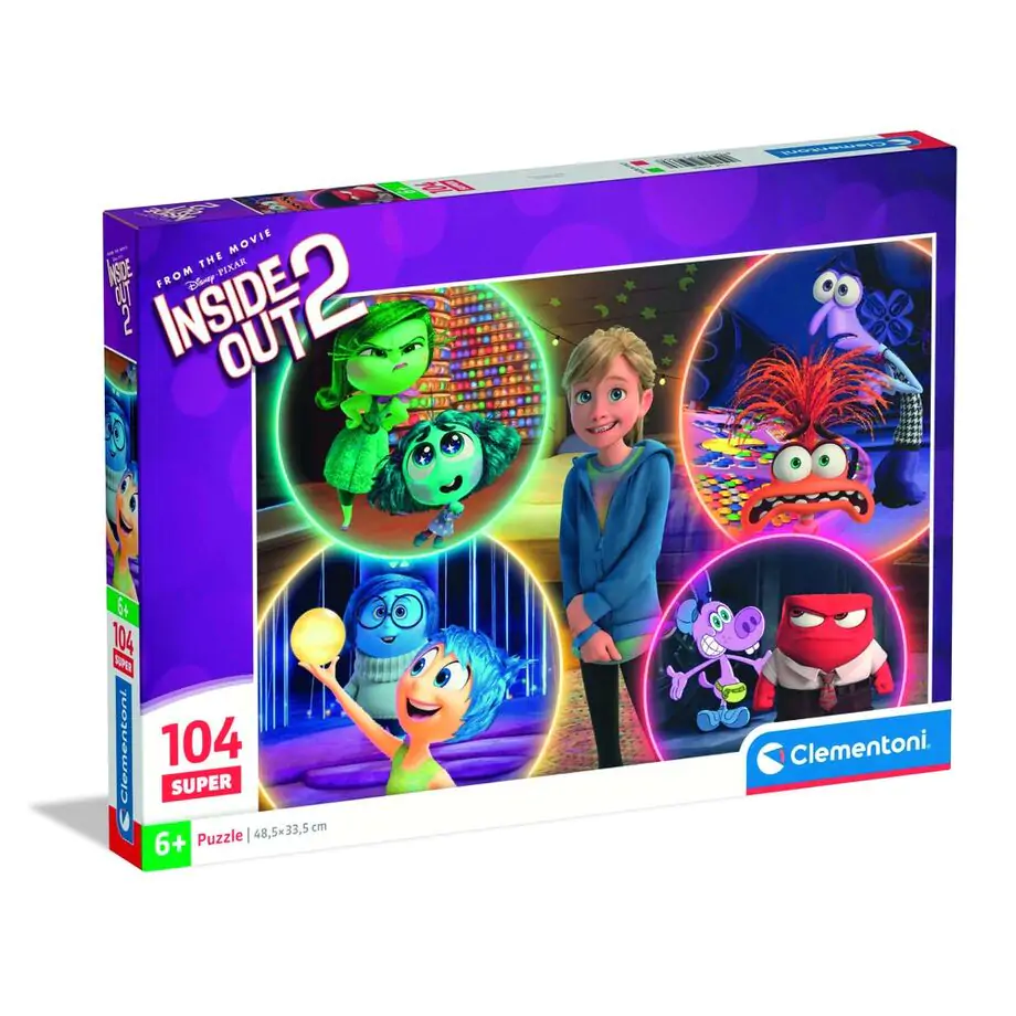 Disney Pixar Inside Out 2 super puzzle 104pcs product photo