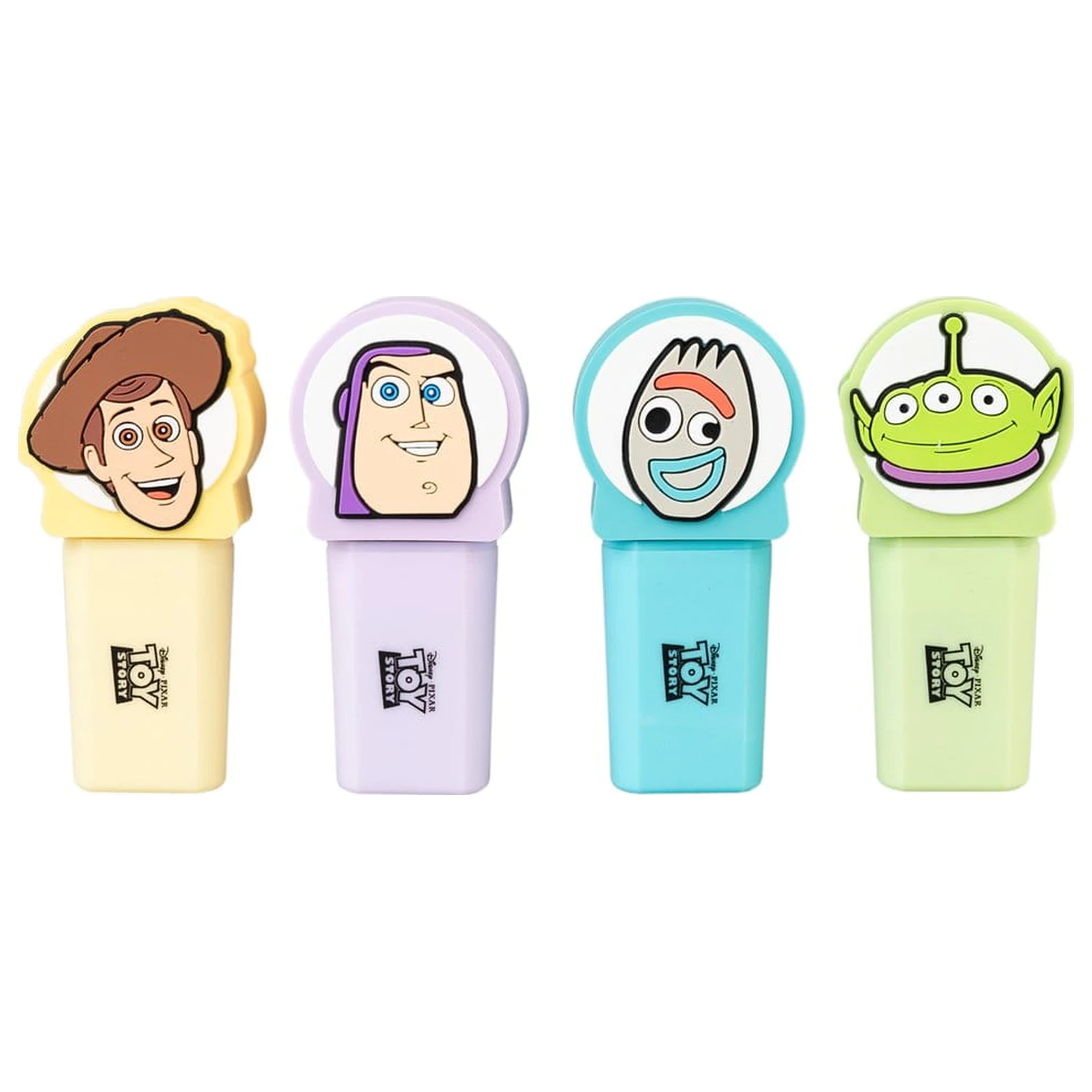 Disney Pixar Toy Story set of 4 highlighters with topper product photo
