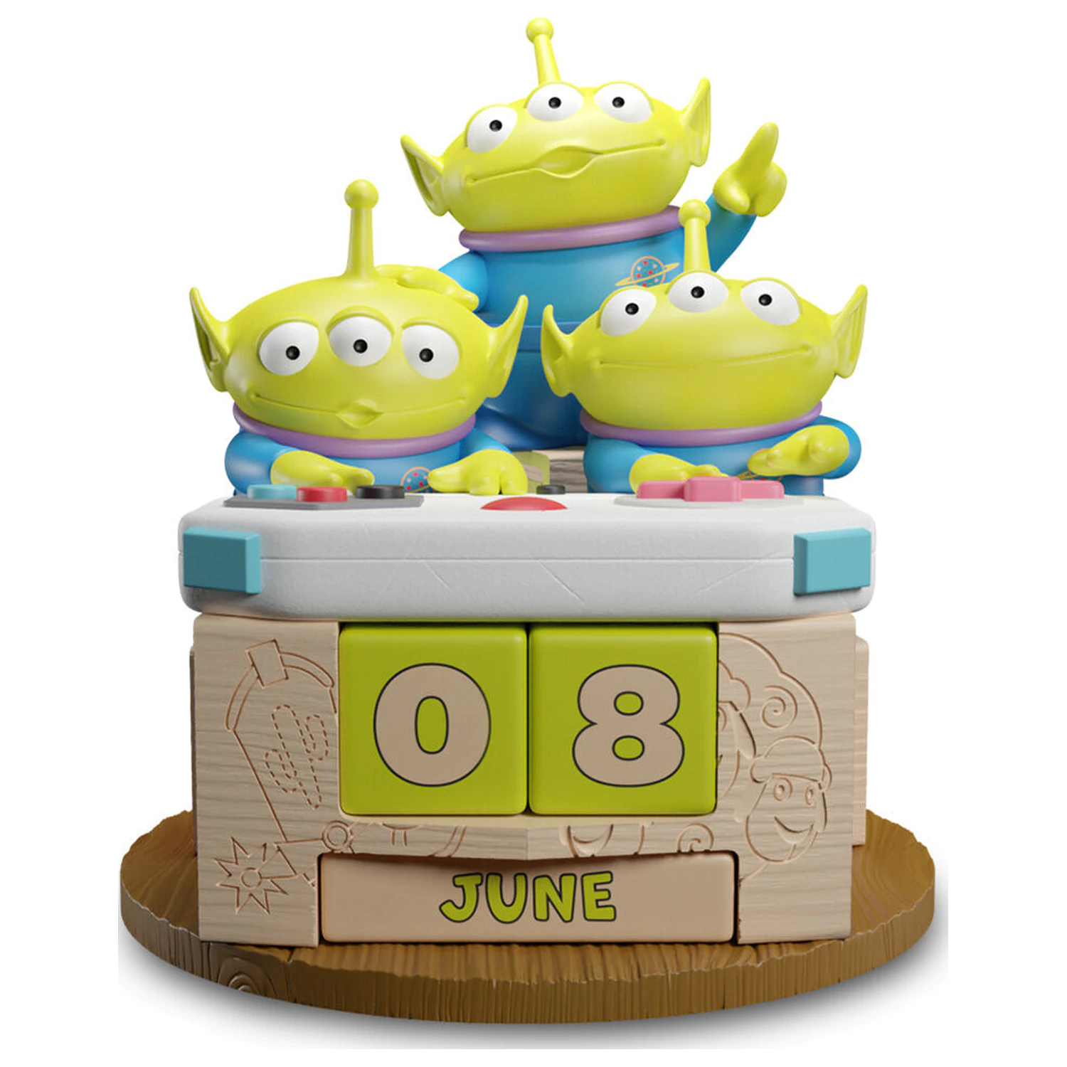 Disney Pixar Toy Story Alien 3D perpetual calendar product photo