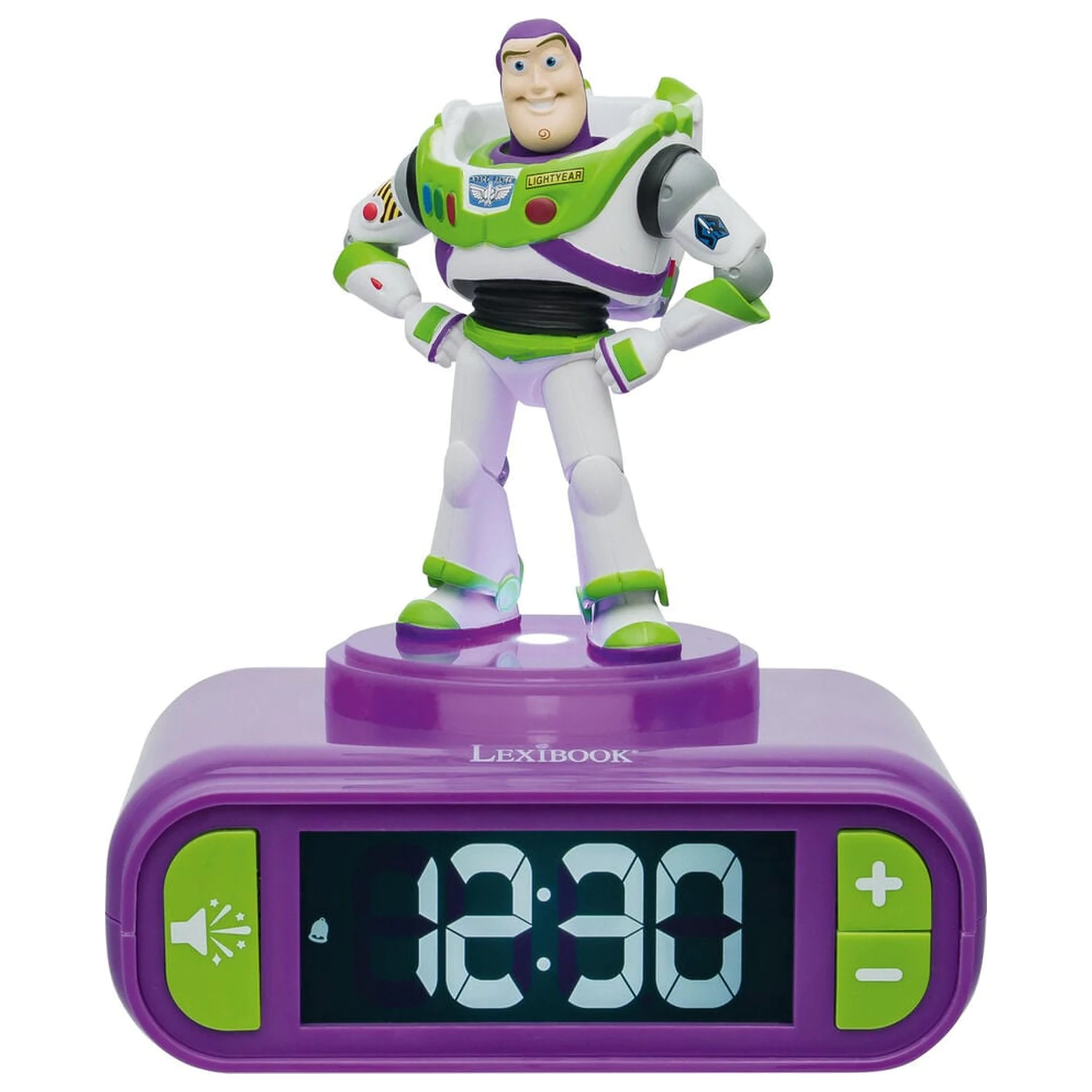 Disney Pixar Toy Story Buzz Lightyear 3D night light digital alarm clock product photo