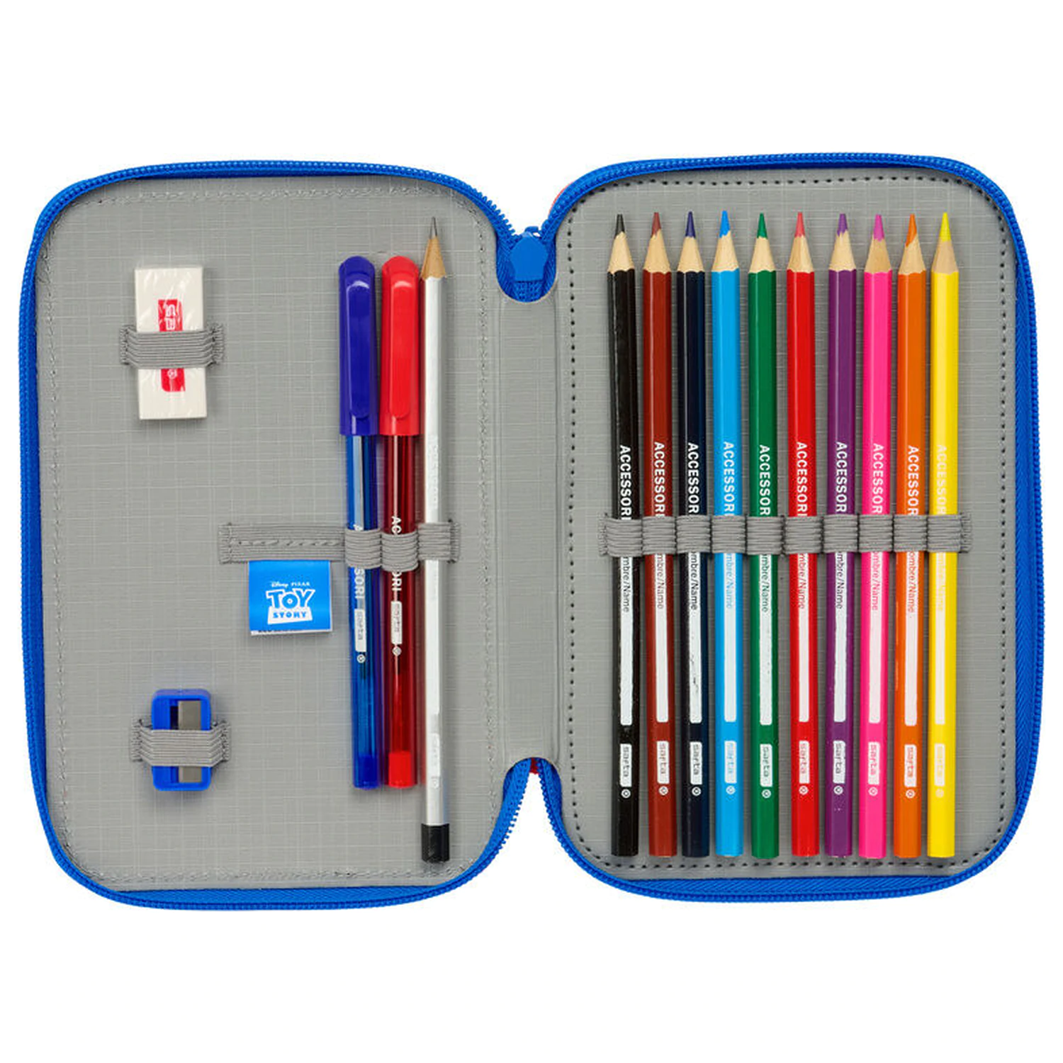 Disney Pixar Toy Story Good Vibes double pencil case 29pcs product photo