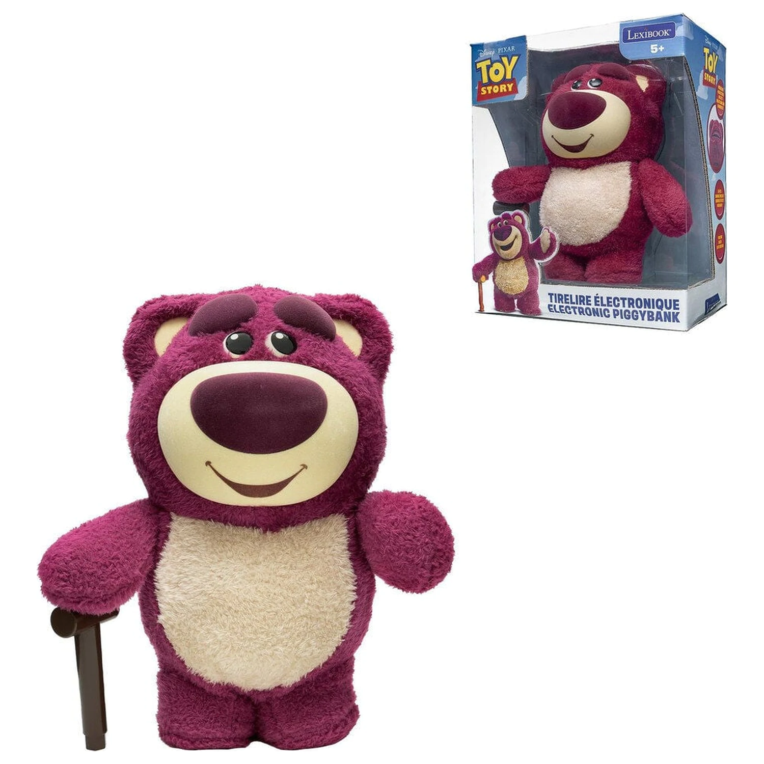 Disney Pixar Toy Story Lotso Electronic Piggy Bank product photo