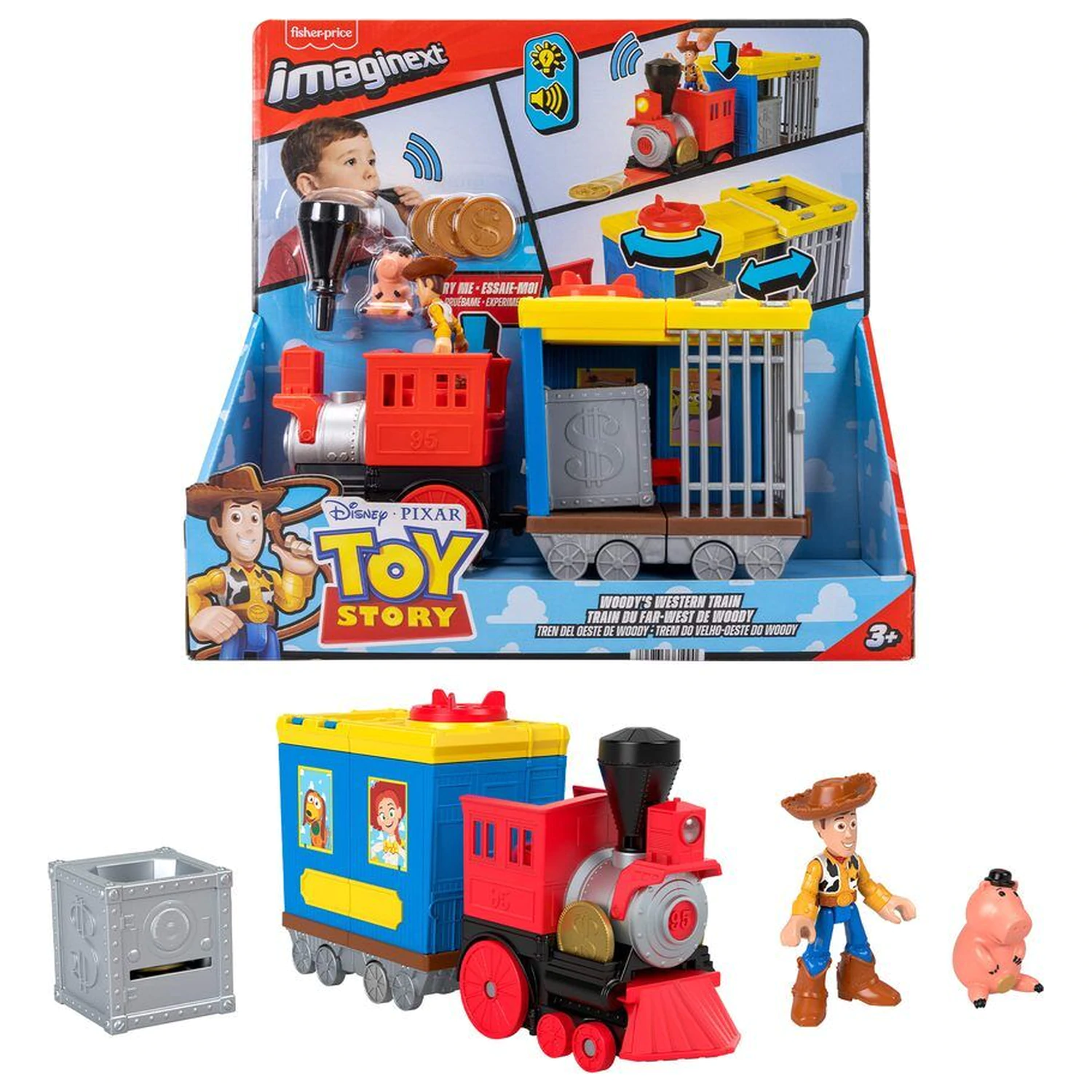 Disney Pixar Toy Story The Wild West Train with Woody product photo