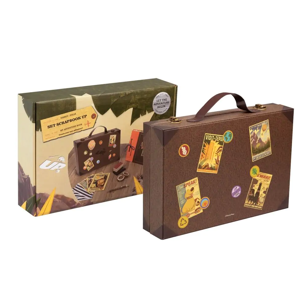 Disney Pixar UP My Adventure Book Scrapbook Briefcase set termékfotó