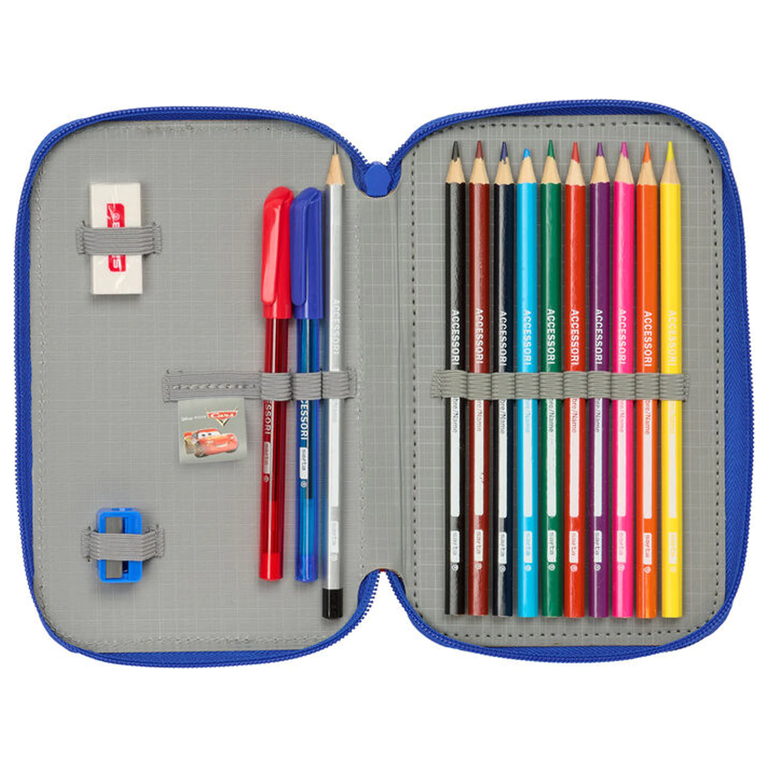 Disney Pixar Cars double pencil case 29pcs product photo