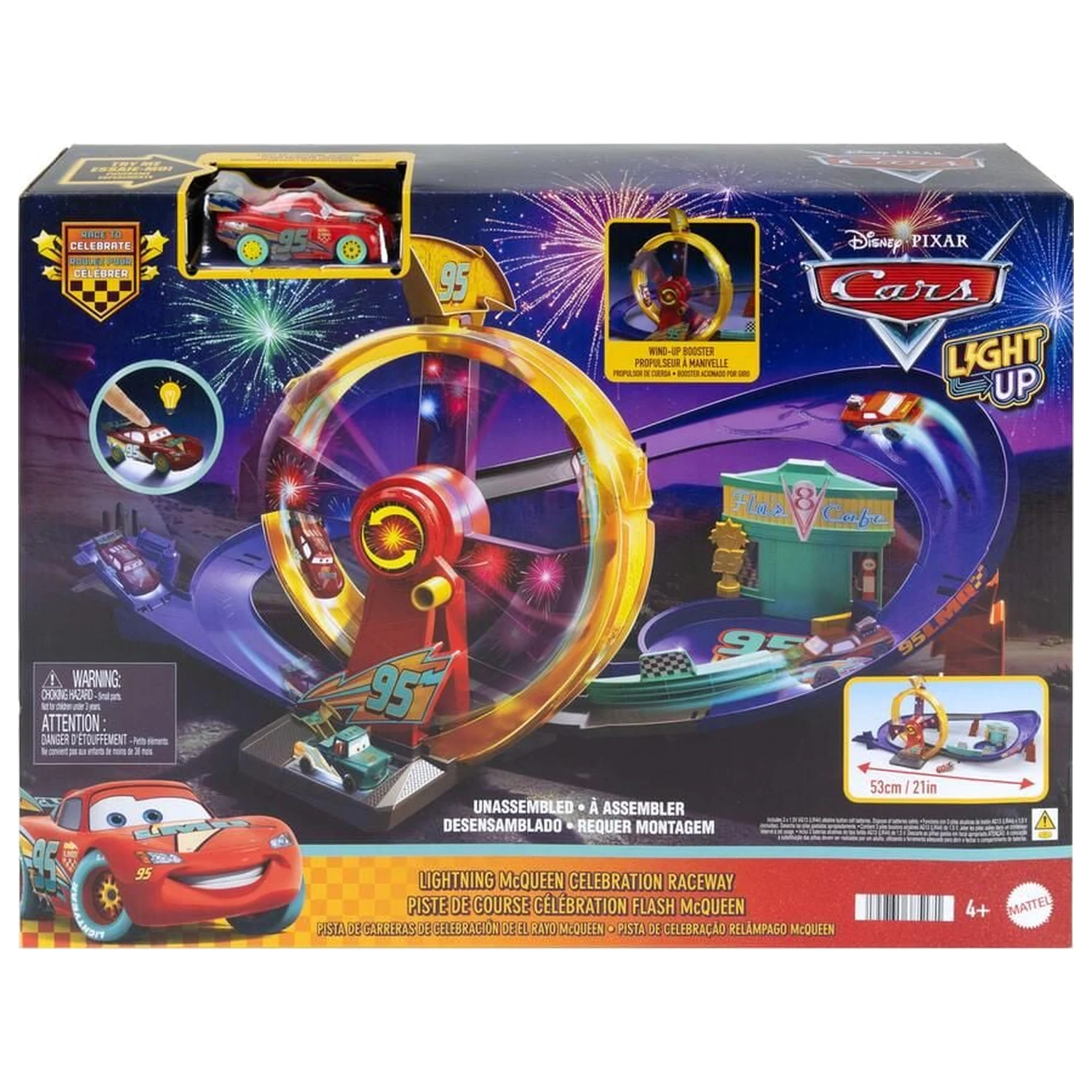 Disney Pixar Cars Lightning McQueen track set product photo