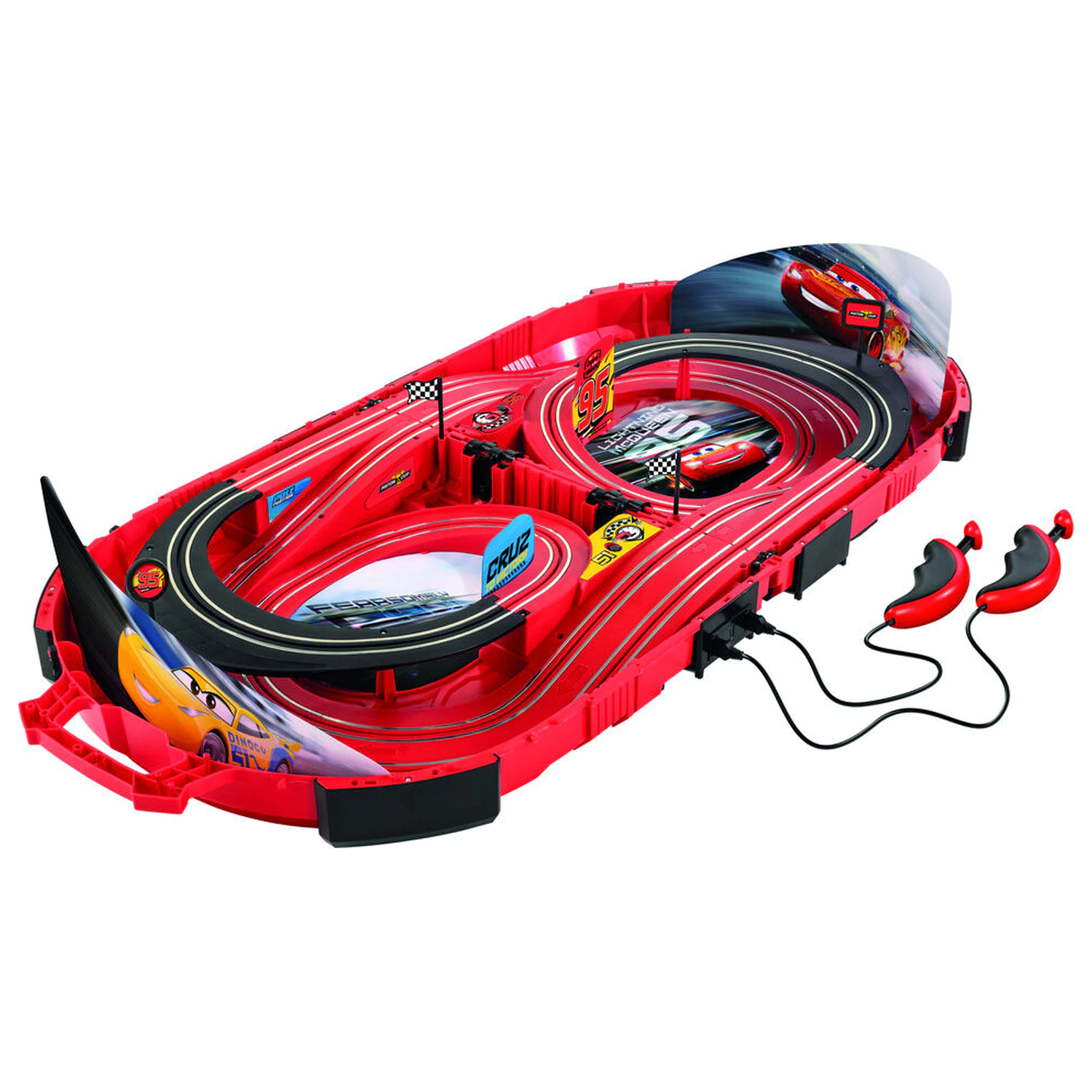 Disney Pixar Cars Race in a Case Racing circuit product photo