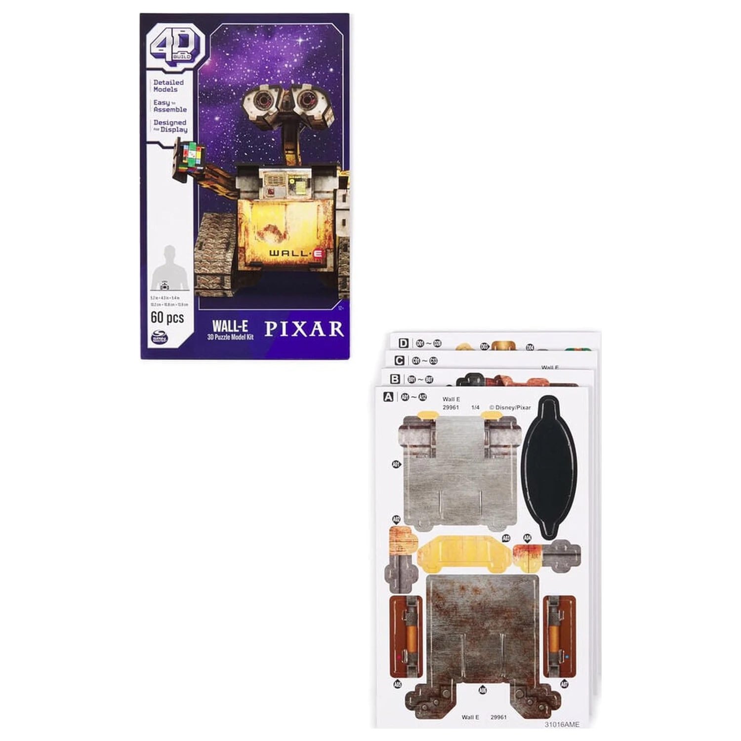Disney Pixar Wall-E 3D puzzle (60pcs) product photo