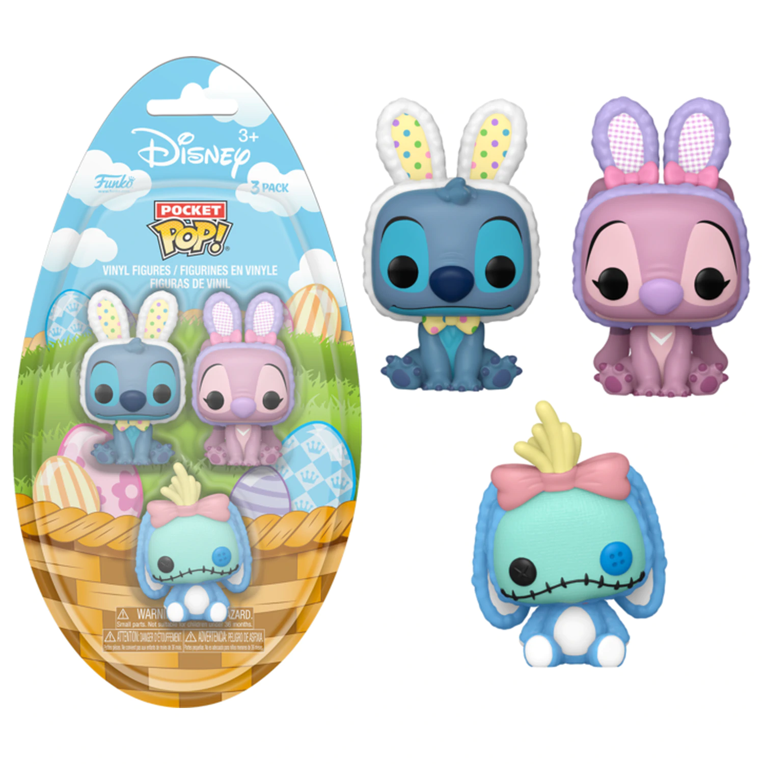 DISNEY Pocket Funko POP! Lilo & Stitch (3pcs) product photo