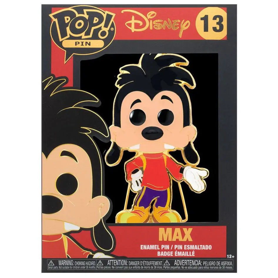 Disney POP! Enamel Pin Goofy Max 10 cm product photo