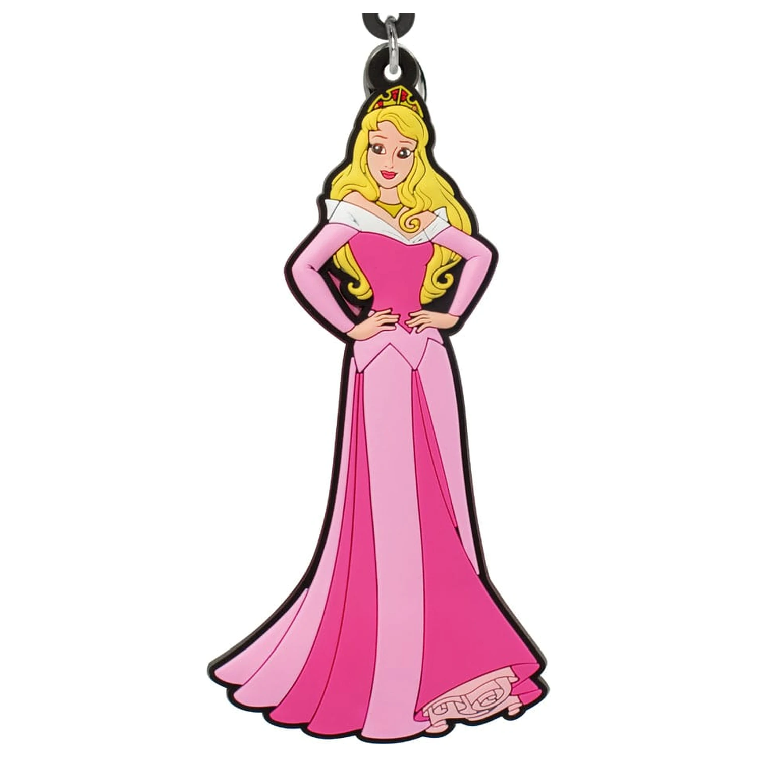 Disney Princess Soft Touch PVC Bag Clip Aurora product photo
