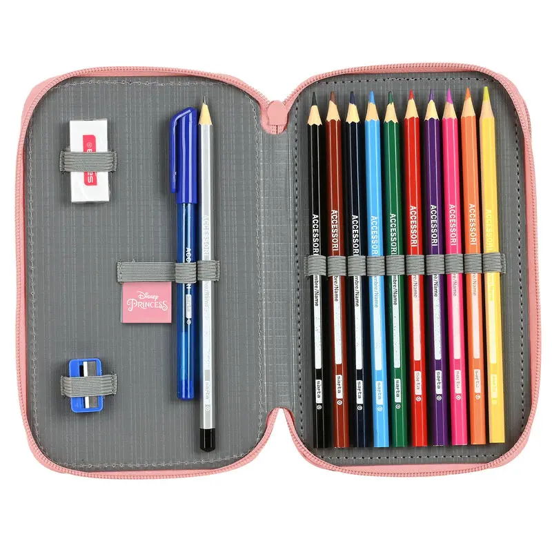 Disney Princess Dream It double pencil case 28pcs product photo