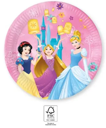 Disney Princess Live your Story, Disney Princess Paper Plates 8 pcs 23 cm FSC product photo