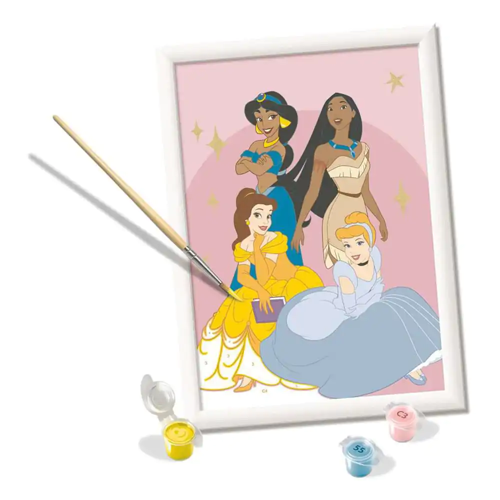 Disney Paint by Numbers Painting Set Princesses 18 x 24 cm *German Edition* product photo