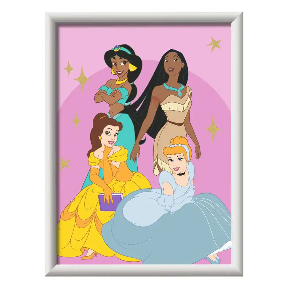 Disney Paint by Numbers Painting Set Princesses 18 x 24 cm *German Edition* product photo