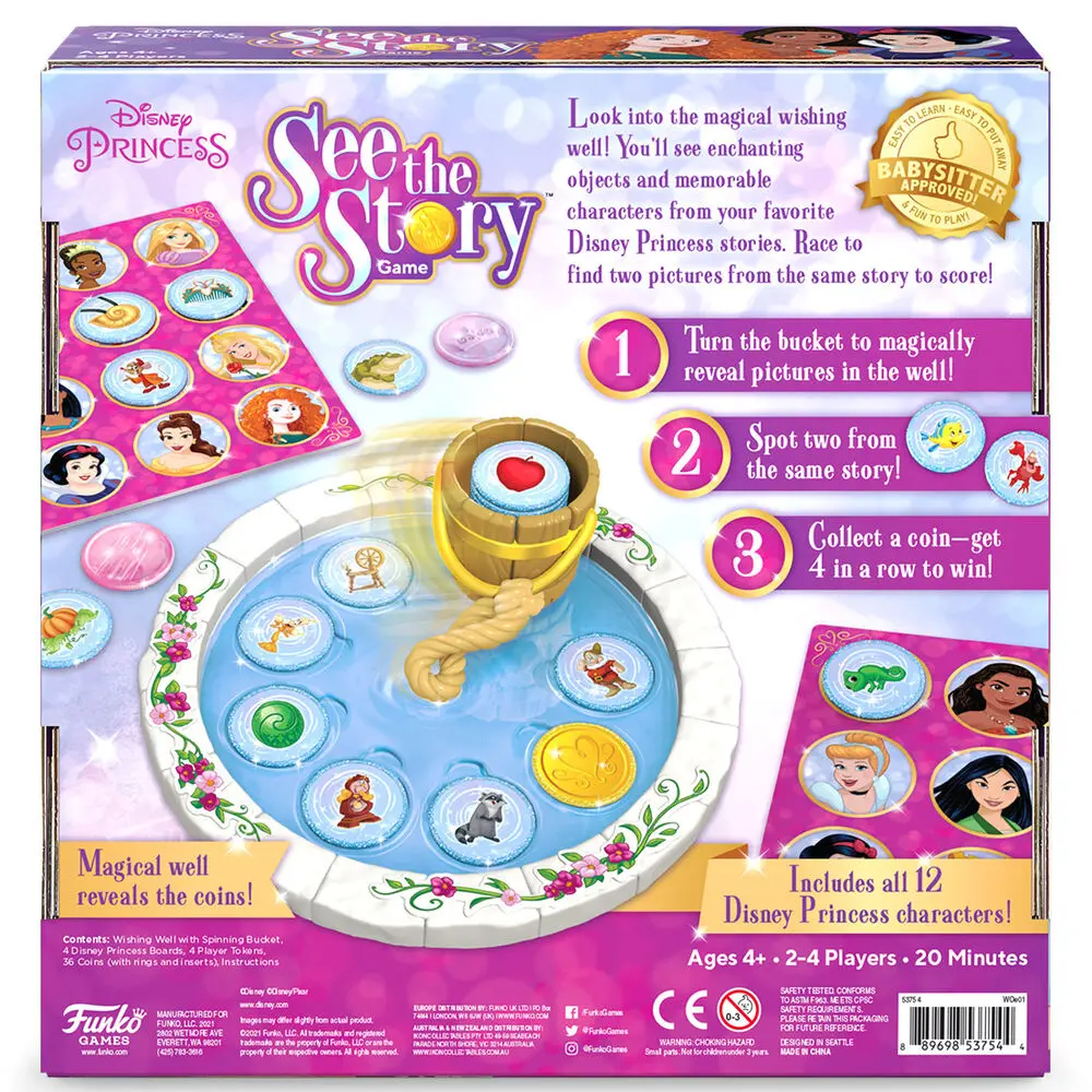 Disney Princess See The Story Game Signature Games Game *English Version* product photo