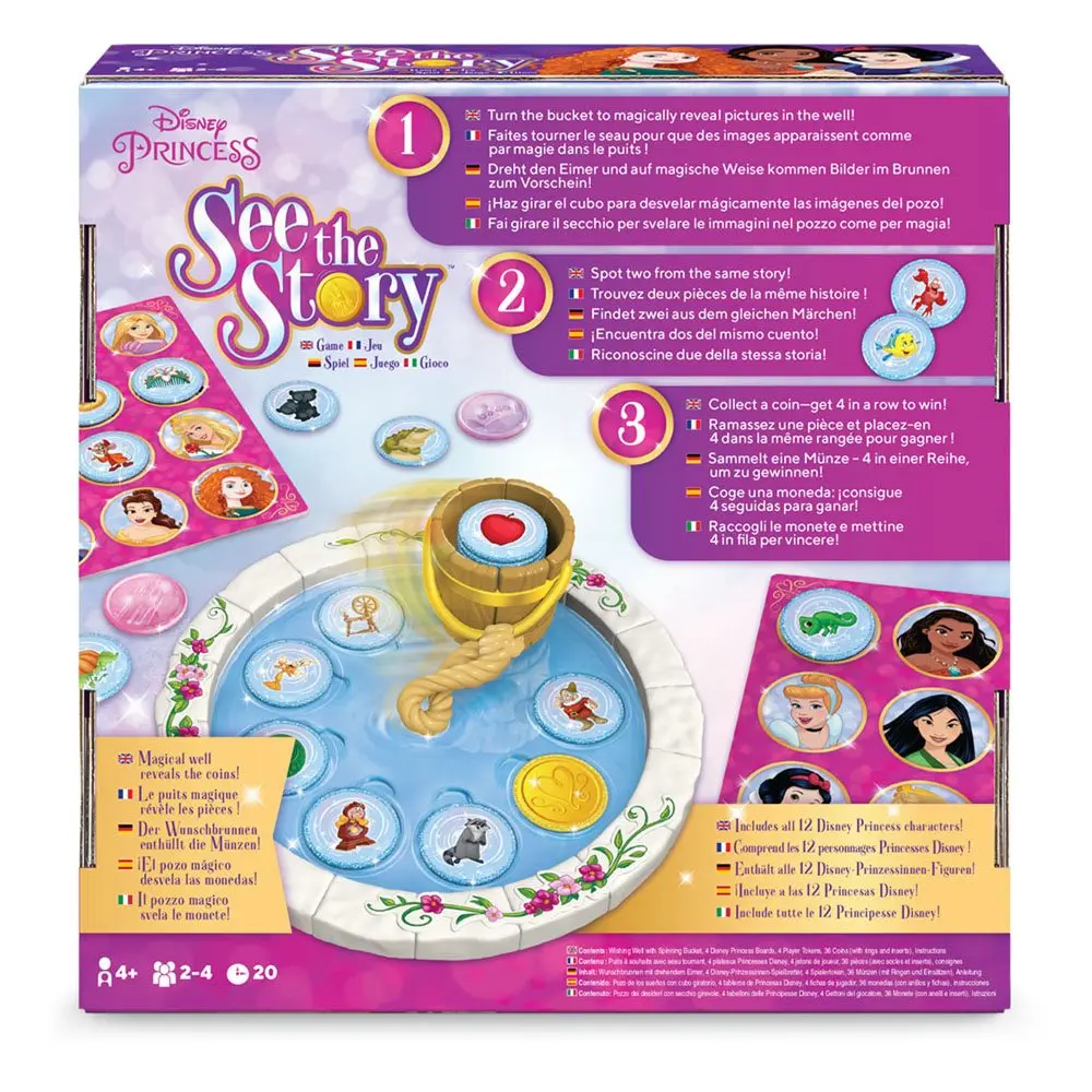 Disney Princess See the Story Signature Games Card Game *Multilingual* product photo