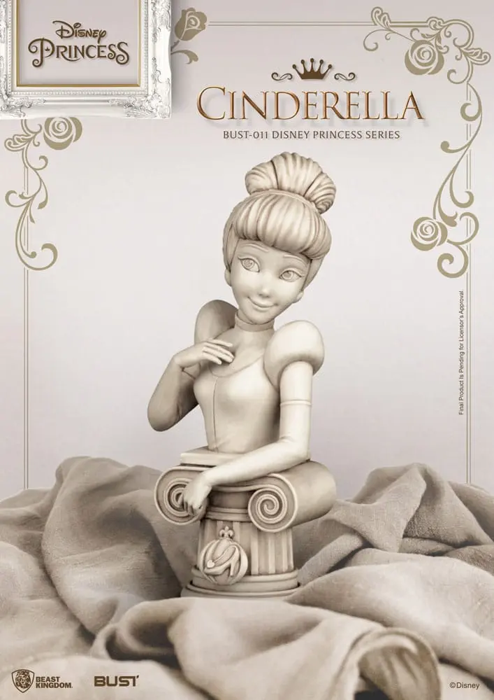 Disney Princess Series PVC Bust Cindarella 15 cm product photo