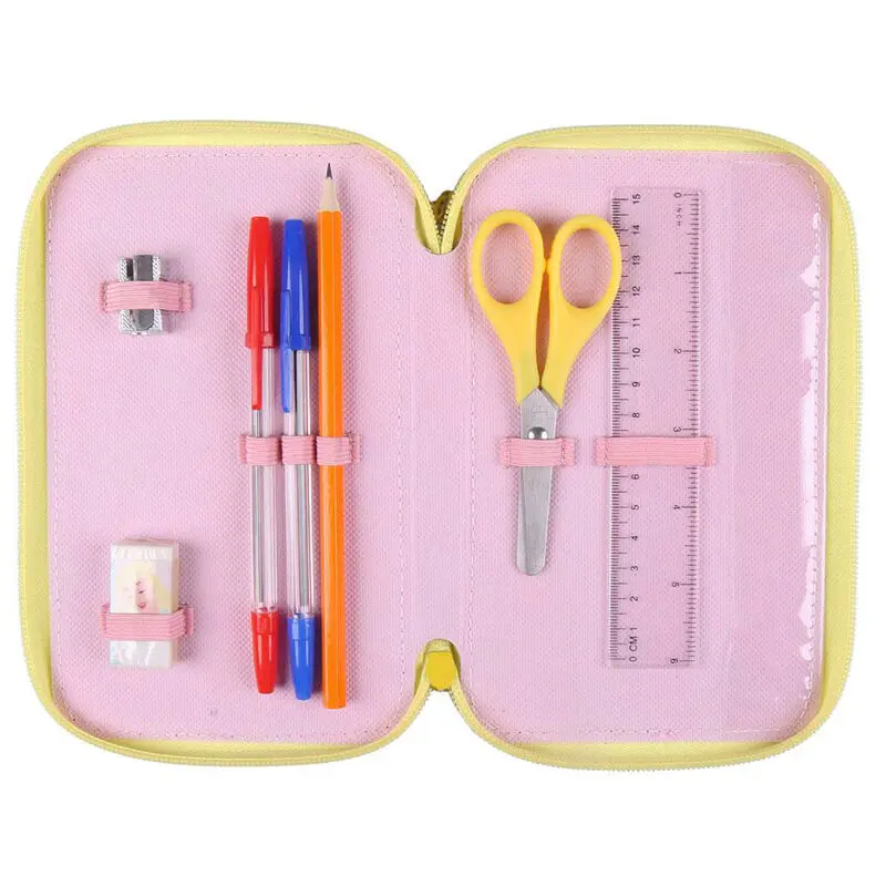 Disney Princesas triple pencil case product photo