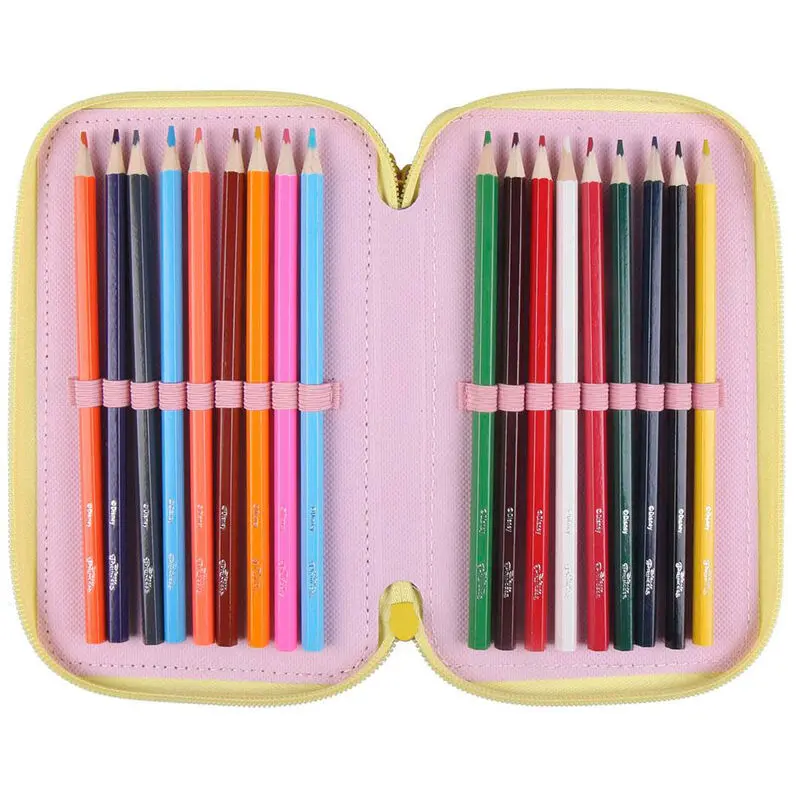 Disney Princesas triple pencil case product photo